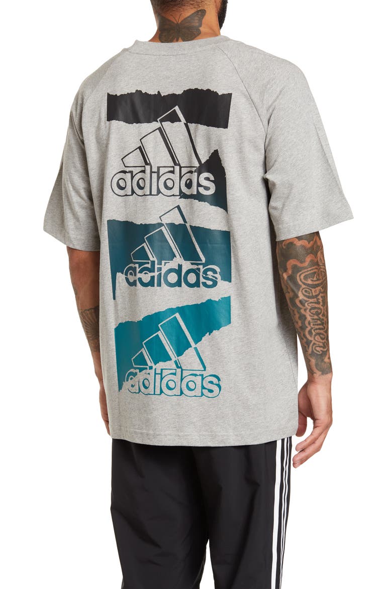 Crew Neck T-Shirt, Alternate, color, MEDIUM GREY HEATHER