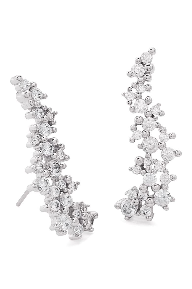Petunia Ear Crawlers, Main, color, SILVER