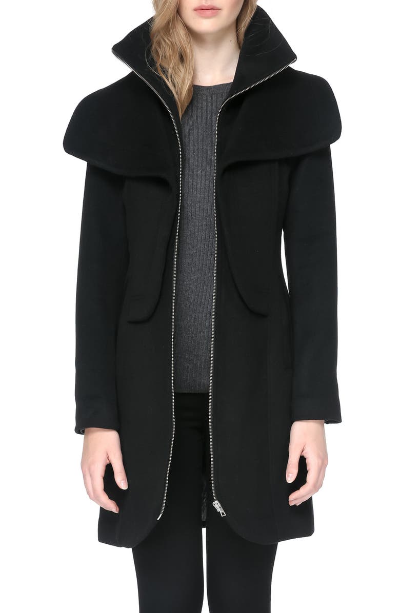 Soia & Kyo Hooded Trench, Main, color,