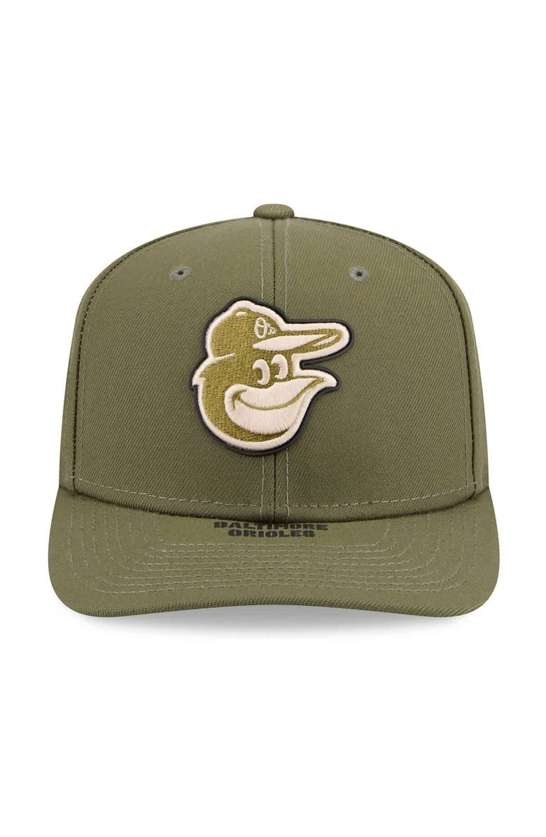 New Era Men's New Era  Olive Baltimore Orioles 2026 Armed Forces Day 9SEVENTY Adjustable Hat, Alternate, color, Olive