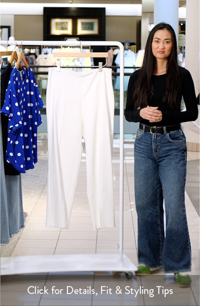 Pintuck High Waist Crop Trousers, sales video thumbnail