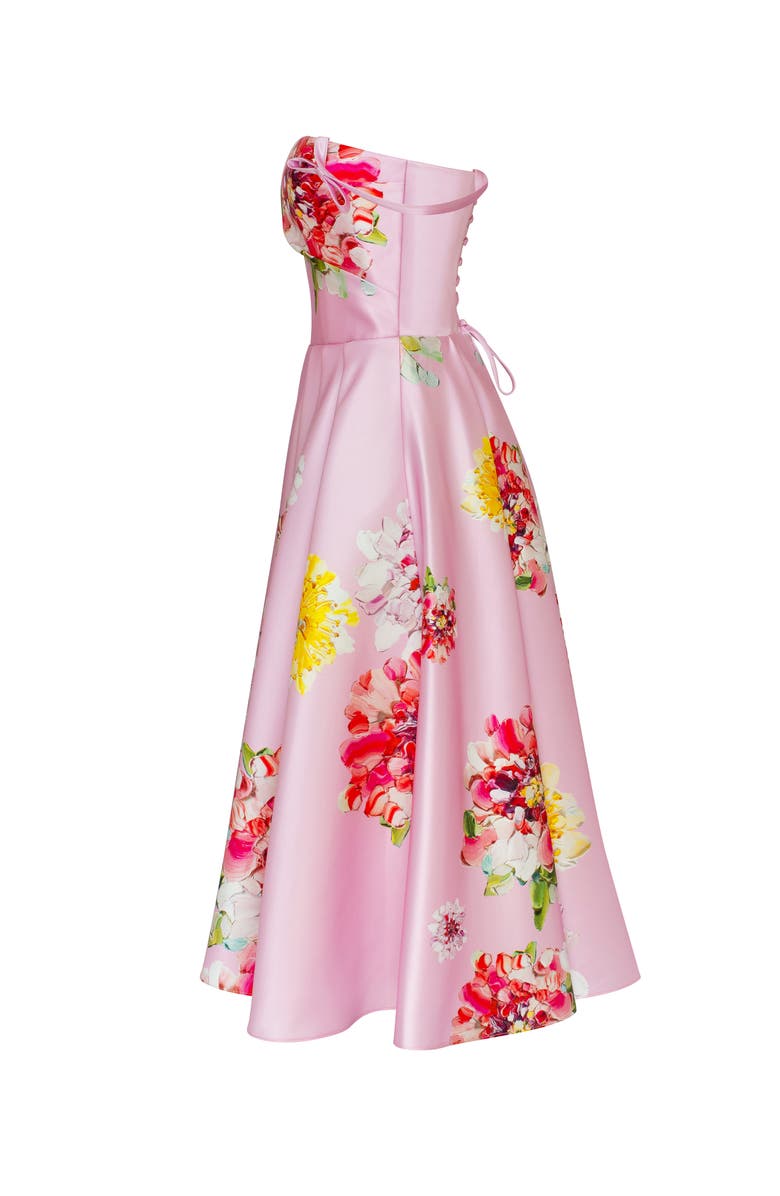 Milla Tea-length floral dress, Alternate, color, Pink Floral