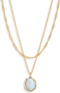 Kendra Scott Daphne Layered Coral Pendant Necklace