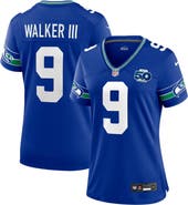 Nike Women's Nike Kenneth Walker III Royal Seattle Seahawks Alternate 2 50th Season Game Jersey