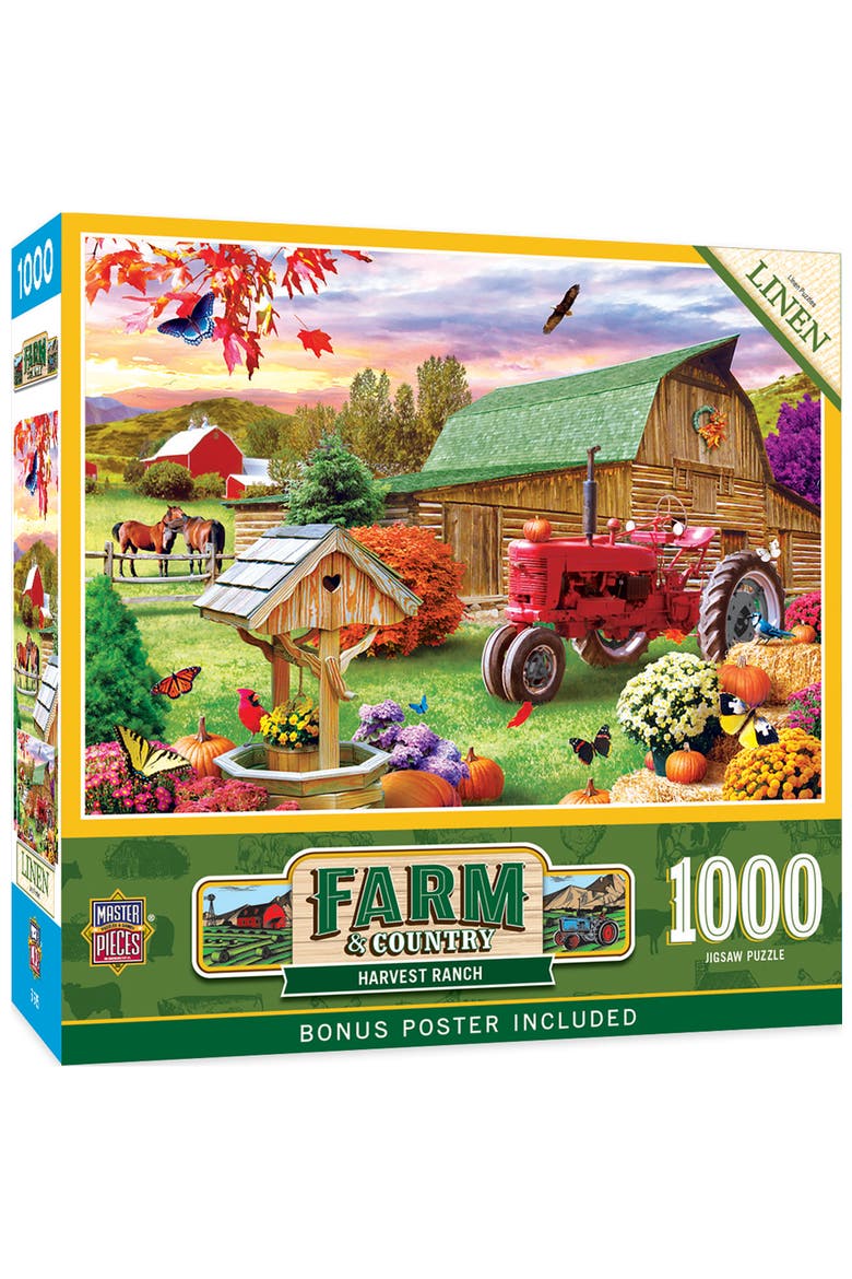 Harvest Ranch 1000 Piece Jigsaw Puzzle, Main, color, Multicolor