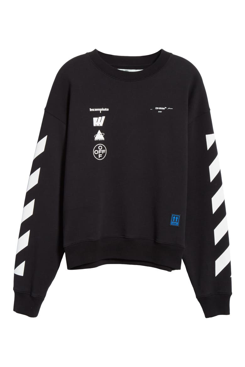 Mariana Graphic Sweatshirt, Alternate, color, BLACK MULTI