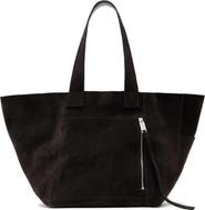 AllSaints Alba Suede East/West Tote