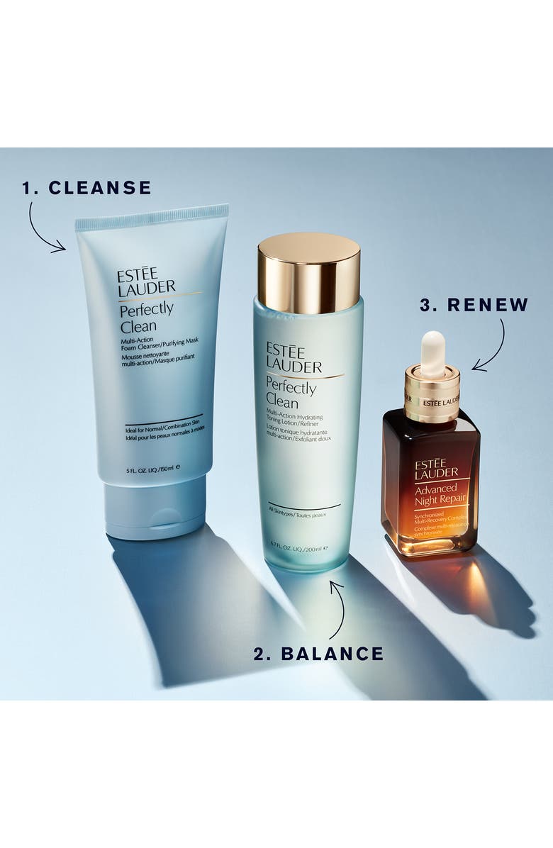 Estée Lauder Perfectly Clean Multi-Action Foaming Cleanser & Purifying Face Mask, Alternate, color, 
