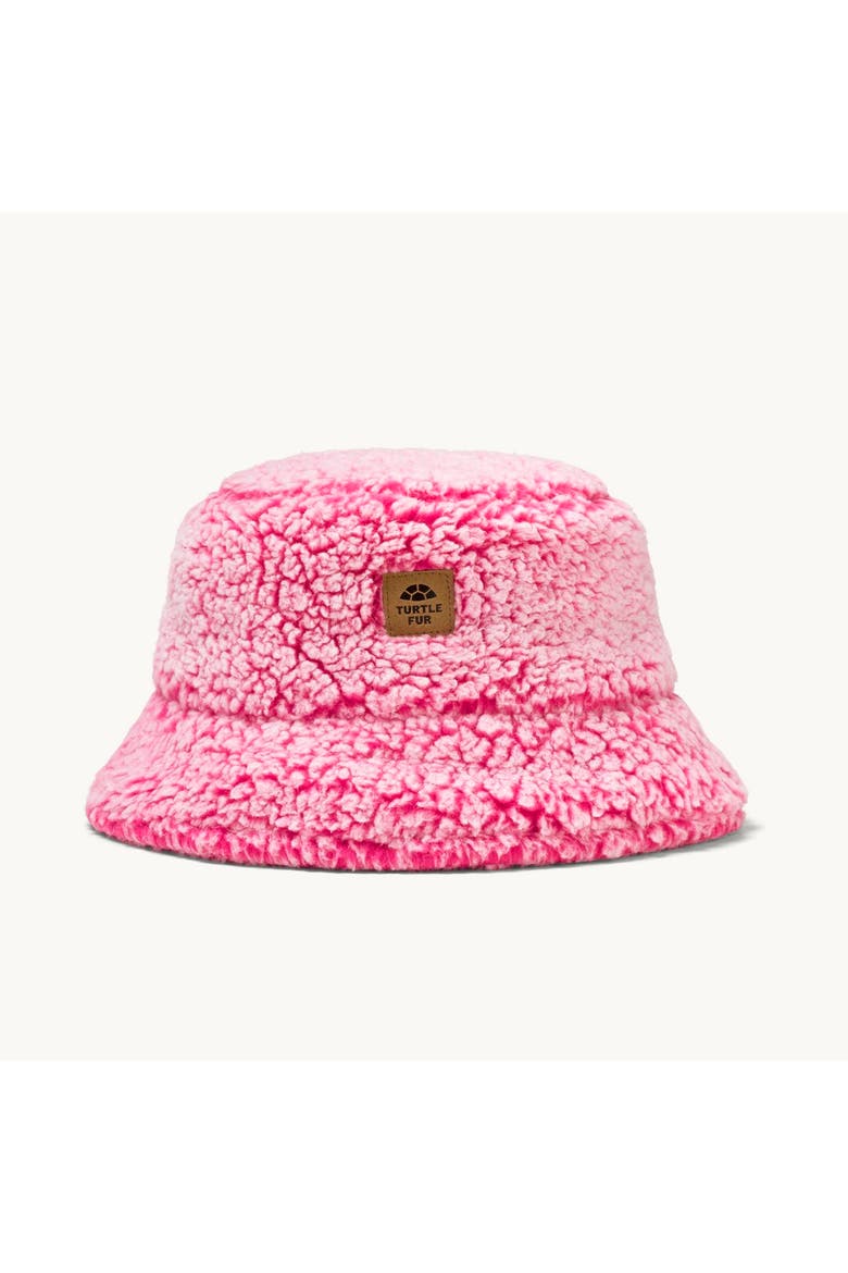 Stomp Fleece Bucket Hat, Main, color, Luscious Pink