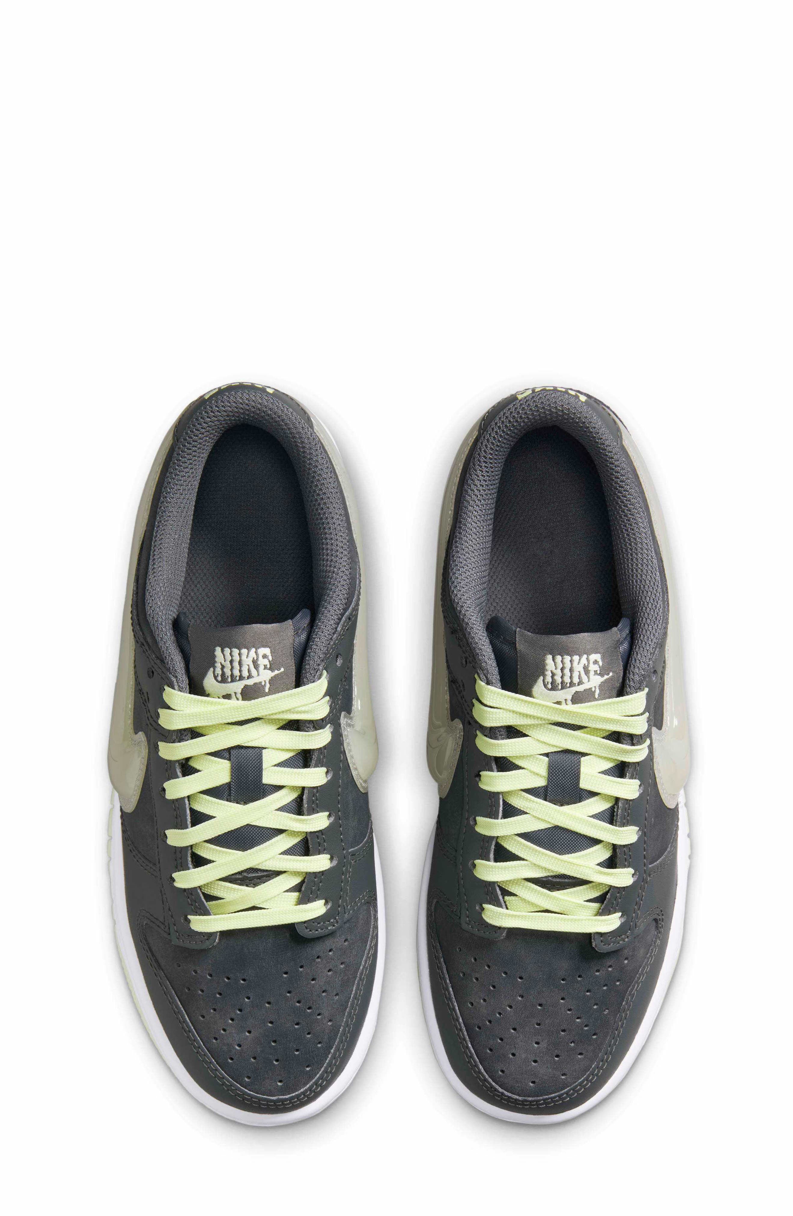 Nike Dunk Low Glow in the Dark Basketball Sneaker, Alternate, color, 