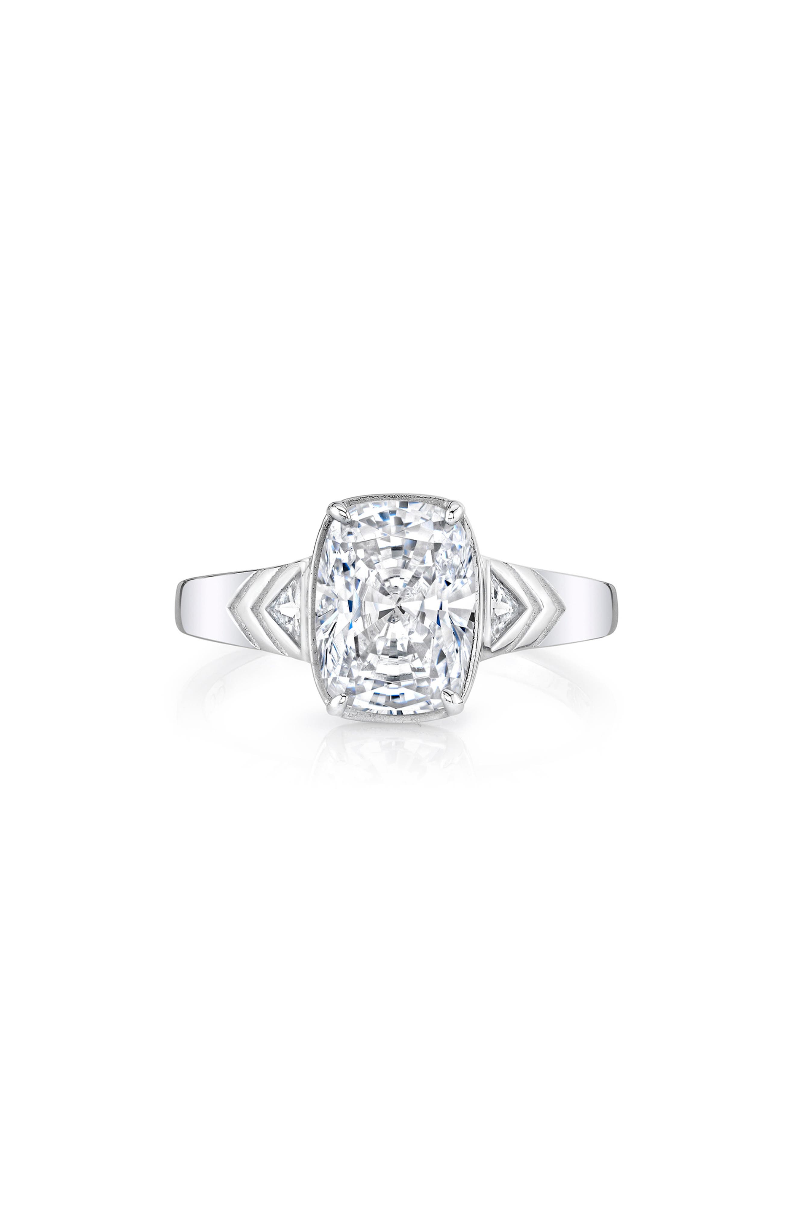 selected PURE PLATINUM CLEAR CZ