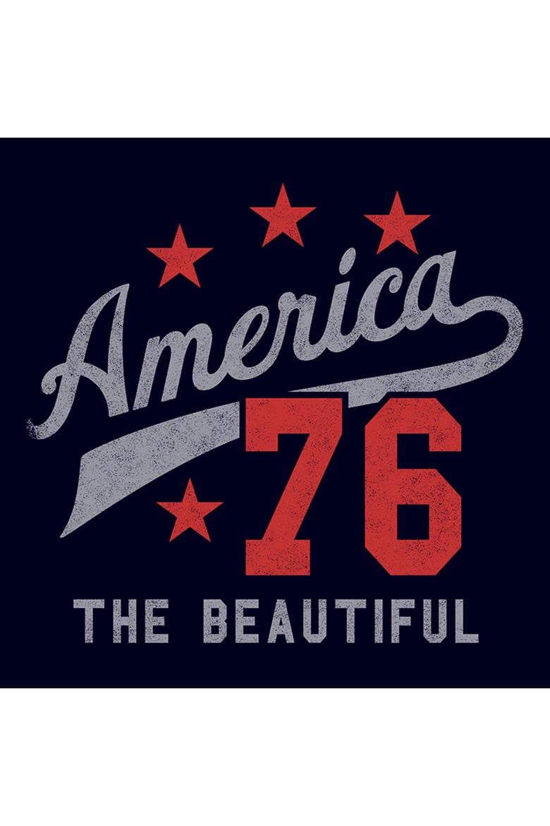 Juniors Lost Gods The Beautiful America 1776 T Shirt, Alternate, color, Navy Blue