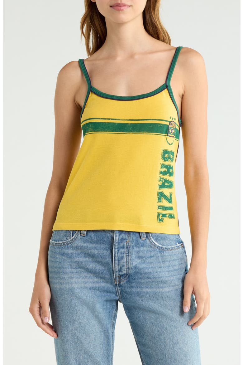 Brazil Cotton Camisole, Main, color, YELLOW