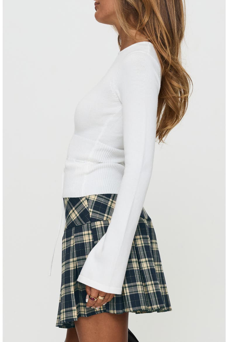 Craving Rib Detail Knit Top, Alternate, color, IVORY