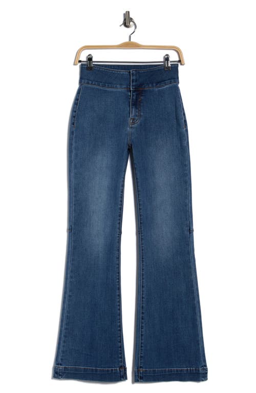 Vigoss Slim Fit Flare Jeans In Blue