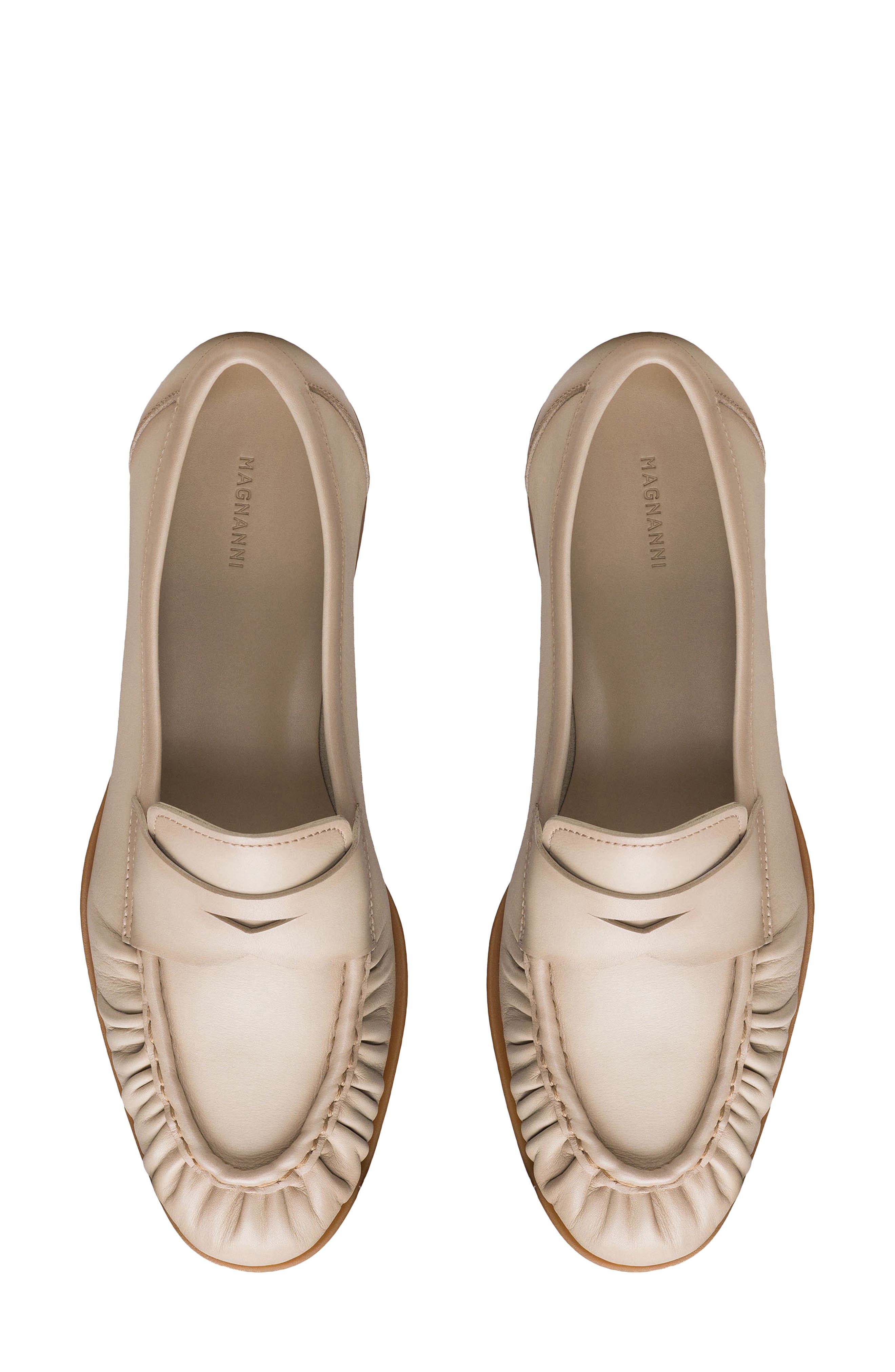 Carmela Penny Loafer, Alternate, color, CREAM