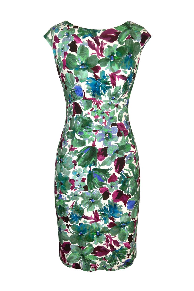 Pippa Shift Dress Petite, Alternate, color, Paradise Green