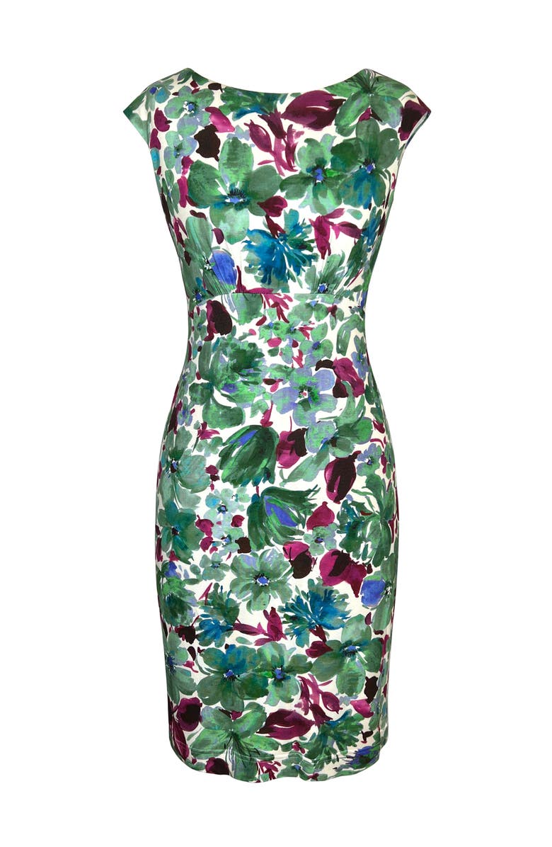 Alie Street London Pippa Shift Dress Petite, Alternate, color, Paradise Green