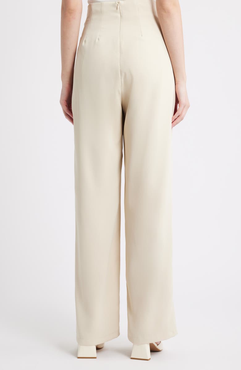 Odd Muse The Ultimate Muse High Waist Wide Leg Pants, Alternate, color, Oat