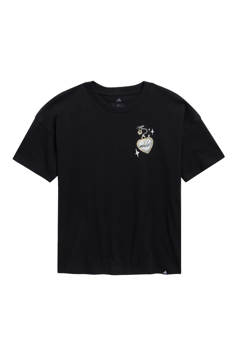 Kids' Boyfriend Graphic T-Shirt, Main, color, BLACK