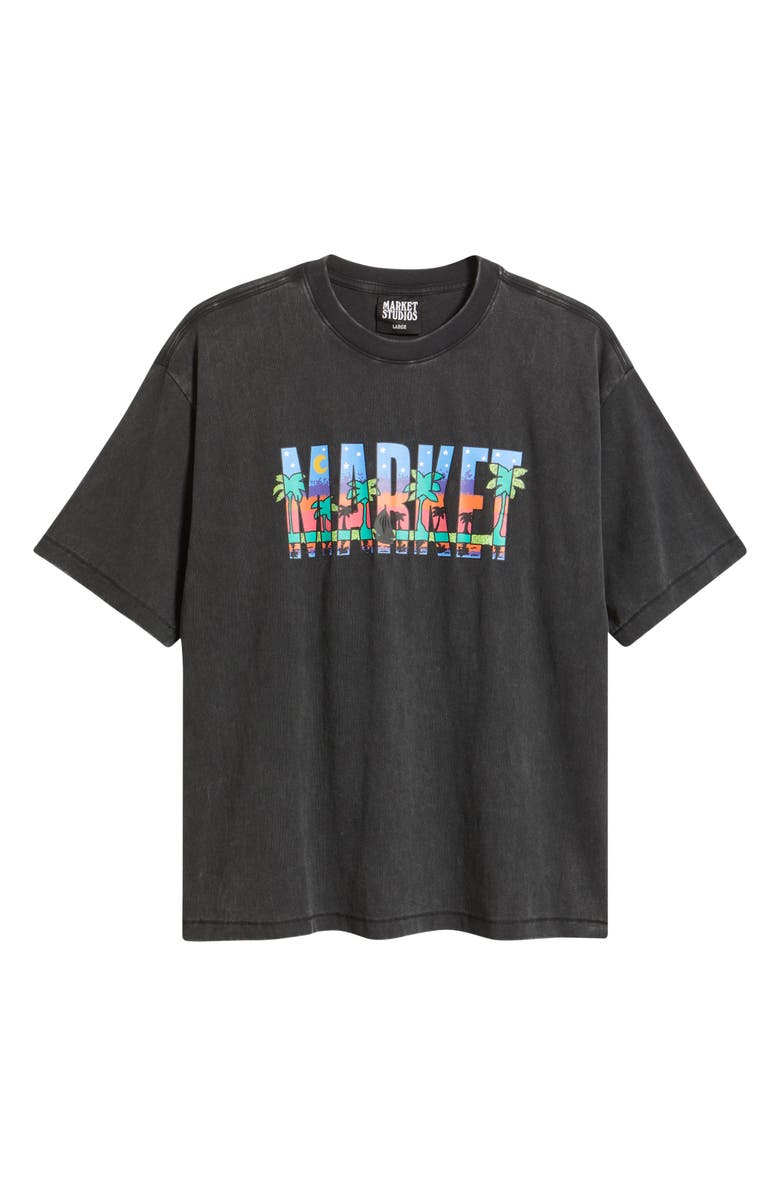 MARKET Night in Paradise Graphic T-Shirt, Alternate, color, Black