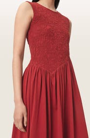 AllSaints Luna Crinkle Maxi Dress