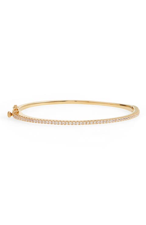 Delicate Cubic Zirconia Bangle