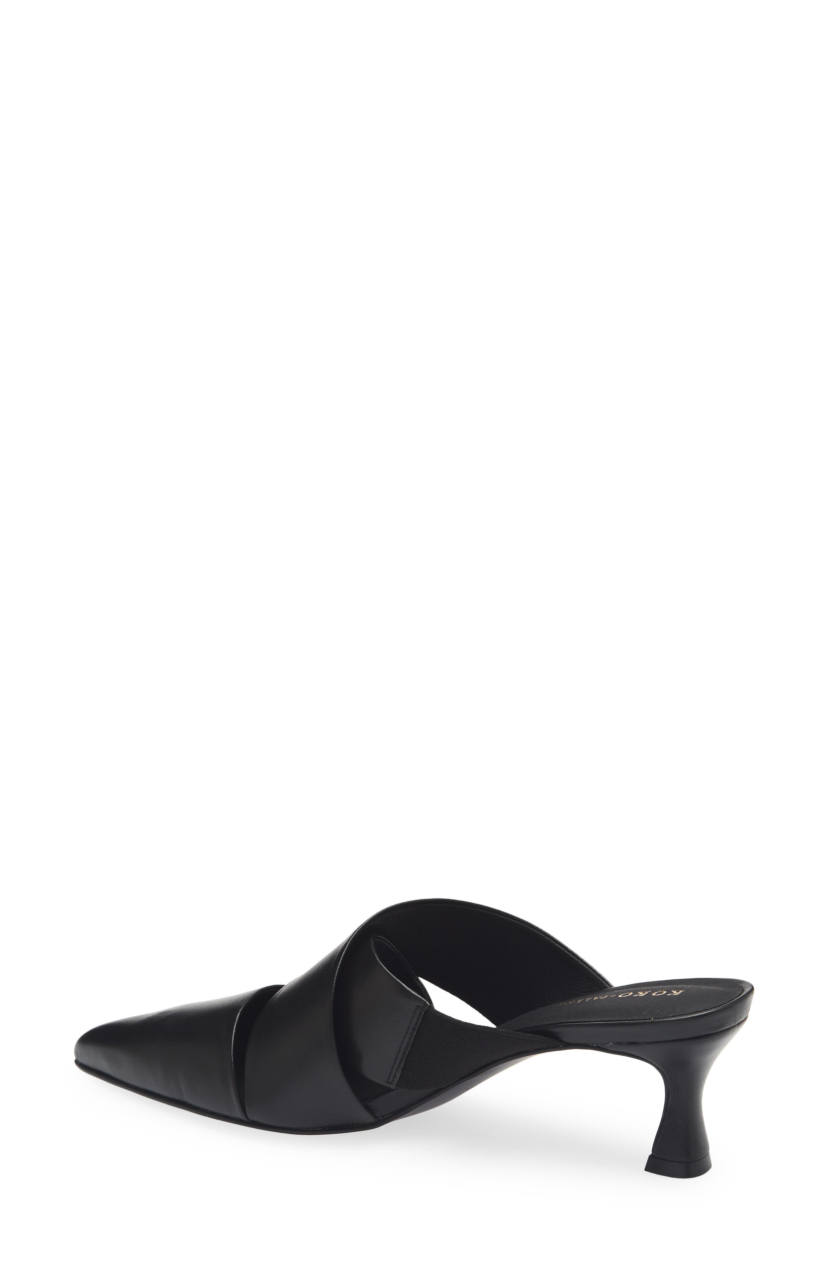 KOKO + PALENKI Peoria Mule, Alternate, color, Black Leather