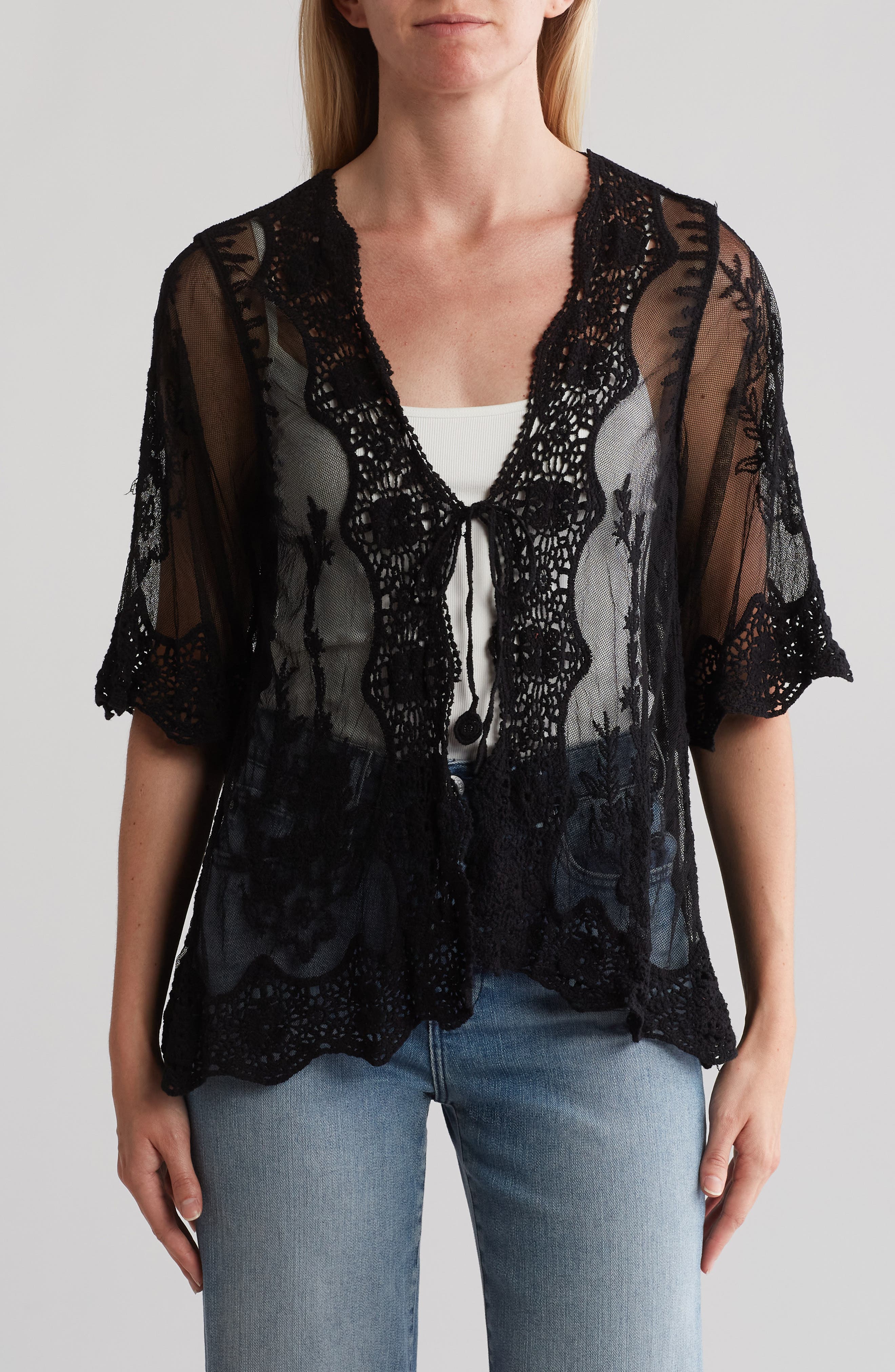 Forgotten Grace Novelty Crochet Lace Topper