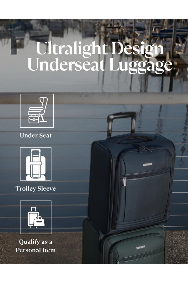 Avalon 28L Under the Seat Carry On Luggage Sustainable Travel Bag, Alternate, color, Serengeti Night