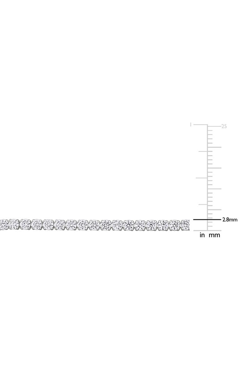 Julianna B. Cubic Zirconia & Cultured Pearl Tennis Bracelet, Alternate, color,