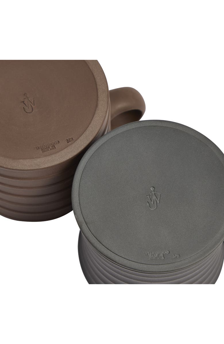 Wedgwood x JW Anderson Set of Two Stoneware Mugs, Alternate, color, Black/Brown