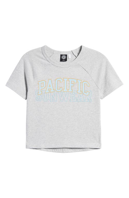 PACSUN PACSUN LOGO RAGLAN SHORT SLEEVE COTTON T-SHIRT