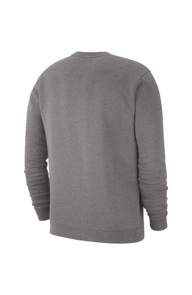 Nike Men's Nike Heather Gray Alabama Crimson Tide Club Fleece Sweatshirt, Alternate, color, 