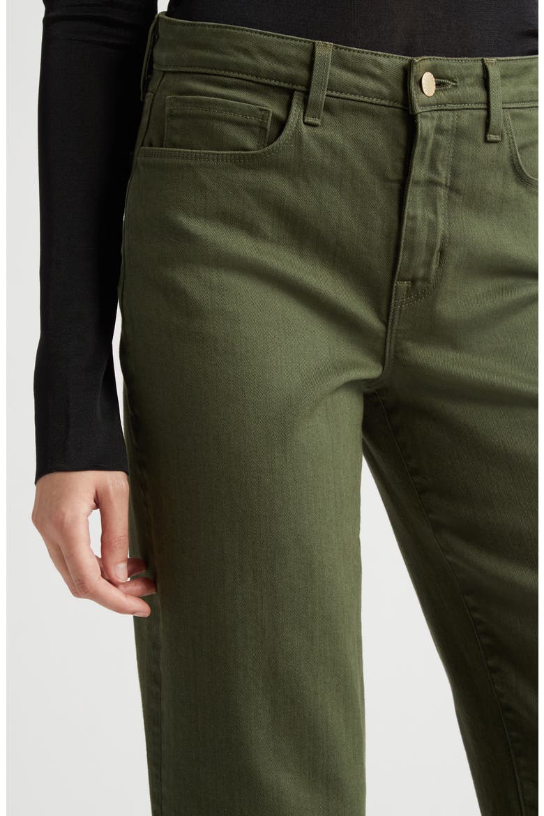 Wanda High Waist Crop Wide Leg Jeans, Alternate, color, BALSAM