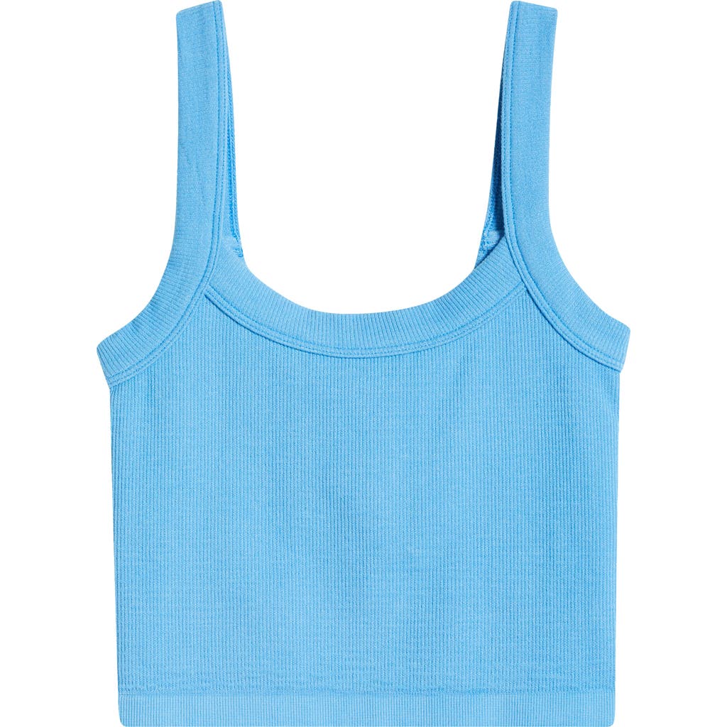 Florence By Mills Scoop Crop Rib Tank In Regatta