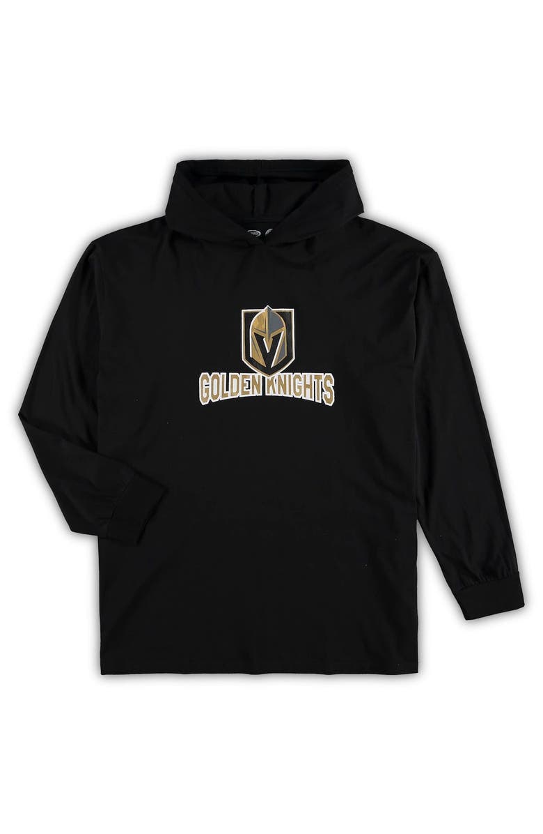 CONCEPTS SPORT Men's Concepts Sport Black Vegas Golden Knights Big & Tall Pullover Hoodie & Joggers Sleep Set, Alternate, color, Black