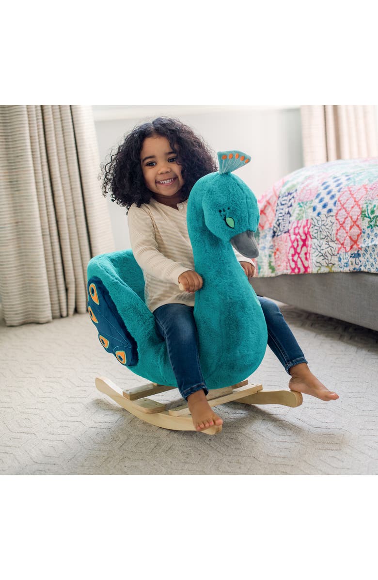 Soft Landing <sup>™</sup> Peacock JoyRides<sup>™</sup> Rocker, Alternate, color, 