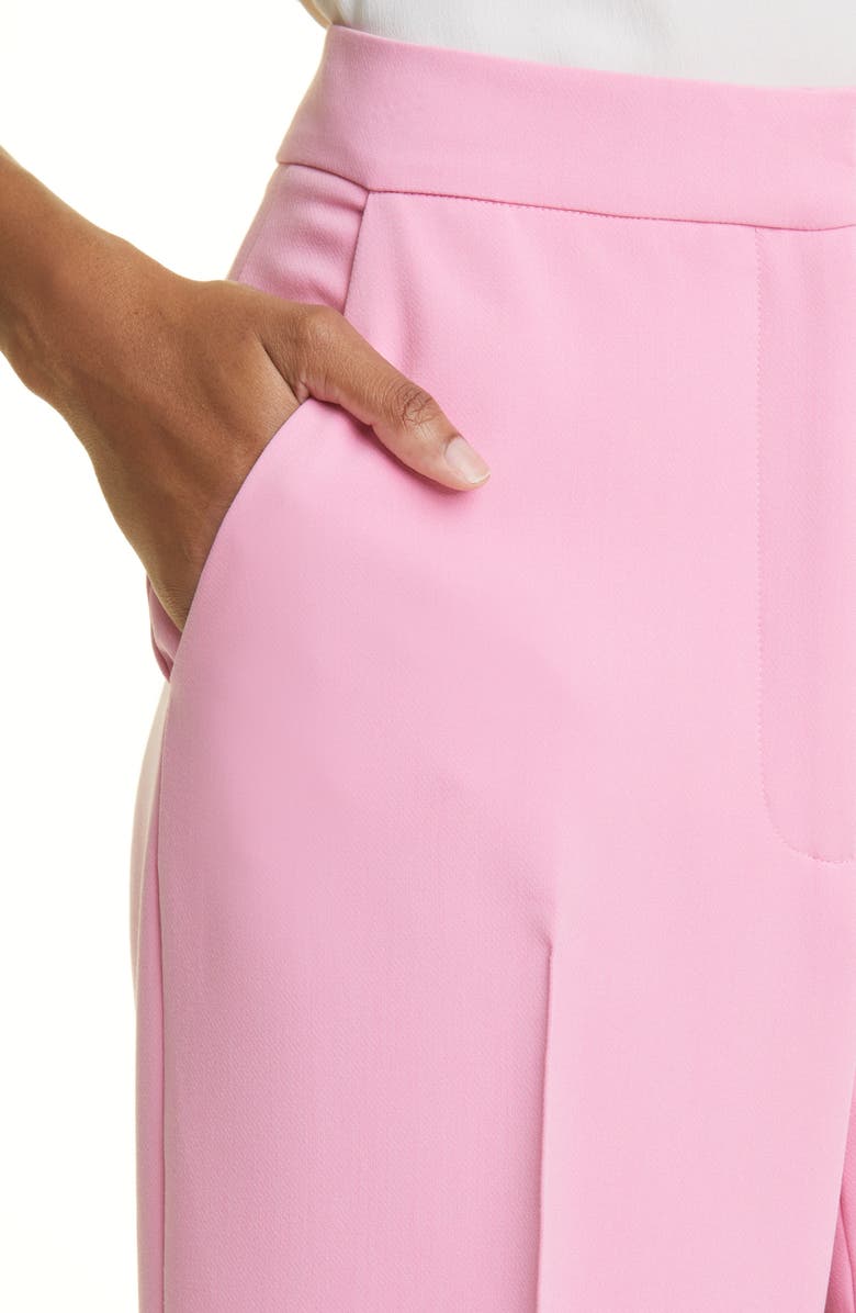 Lela Rose Nora Stretch Crepe Wide Leg Pants, Alternate, color,