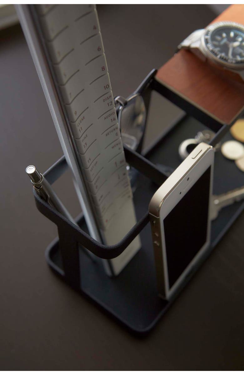 Yamazaki Desk Organizer, Alternate, color, Black