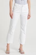Democracy Scallop Hem Barely Boot Jeans