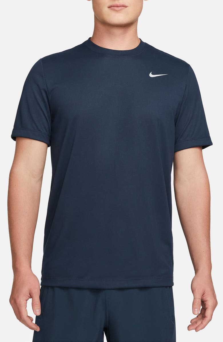 Nike Dri-FIT Legend T-Shirt, Main, color, Obsidian/ Matte Silver