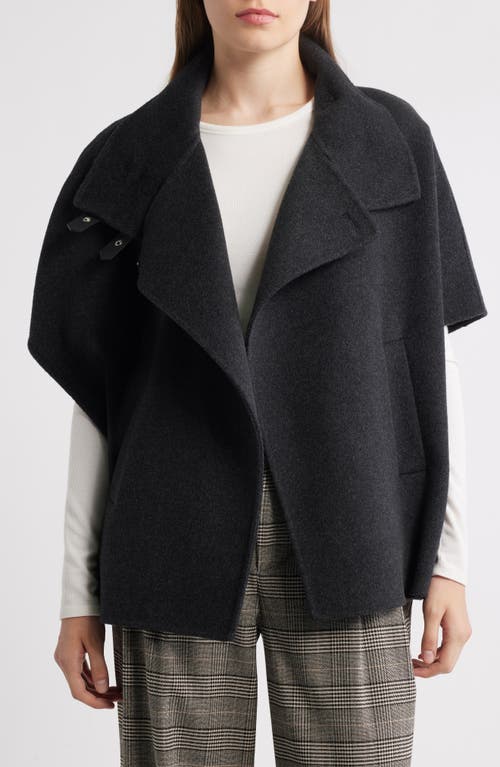 Michael Kors Double Face Wool Blend Cape