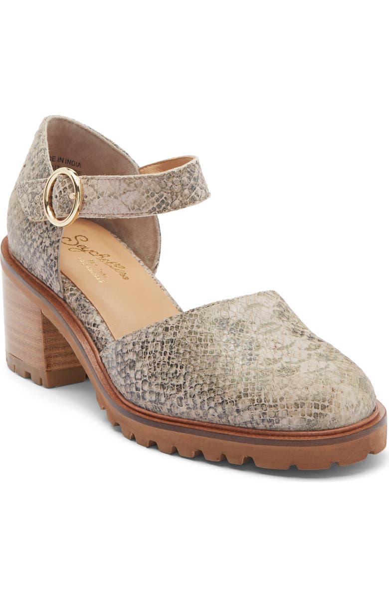 Seychelles Lock and Key Pump, Main, color, Beige