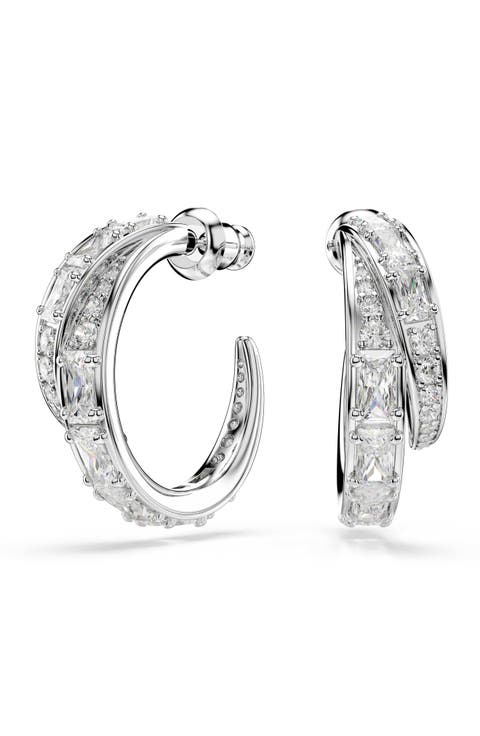 Vienna Cubic Zirconia Small Hoop Earrings