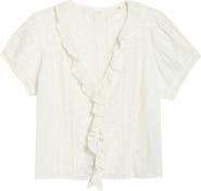DÔEN Clairette Eyelet Organic Cotton Voile Top
