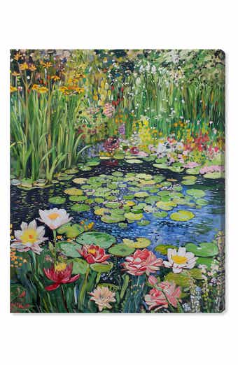 Wynwood Studio Impressionist Pond Canvas Wall Art