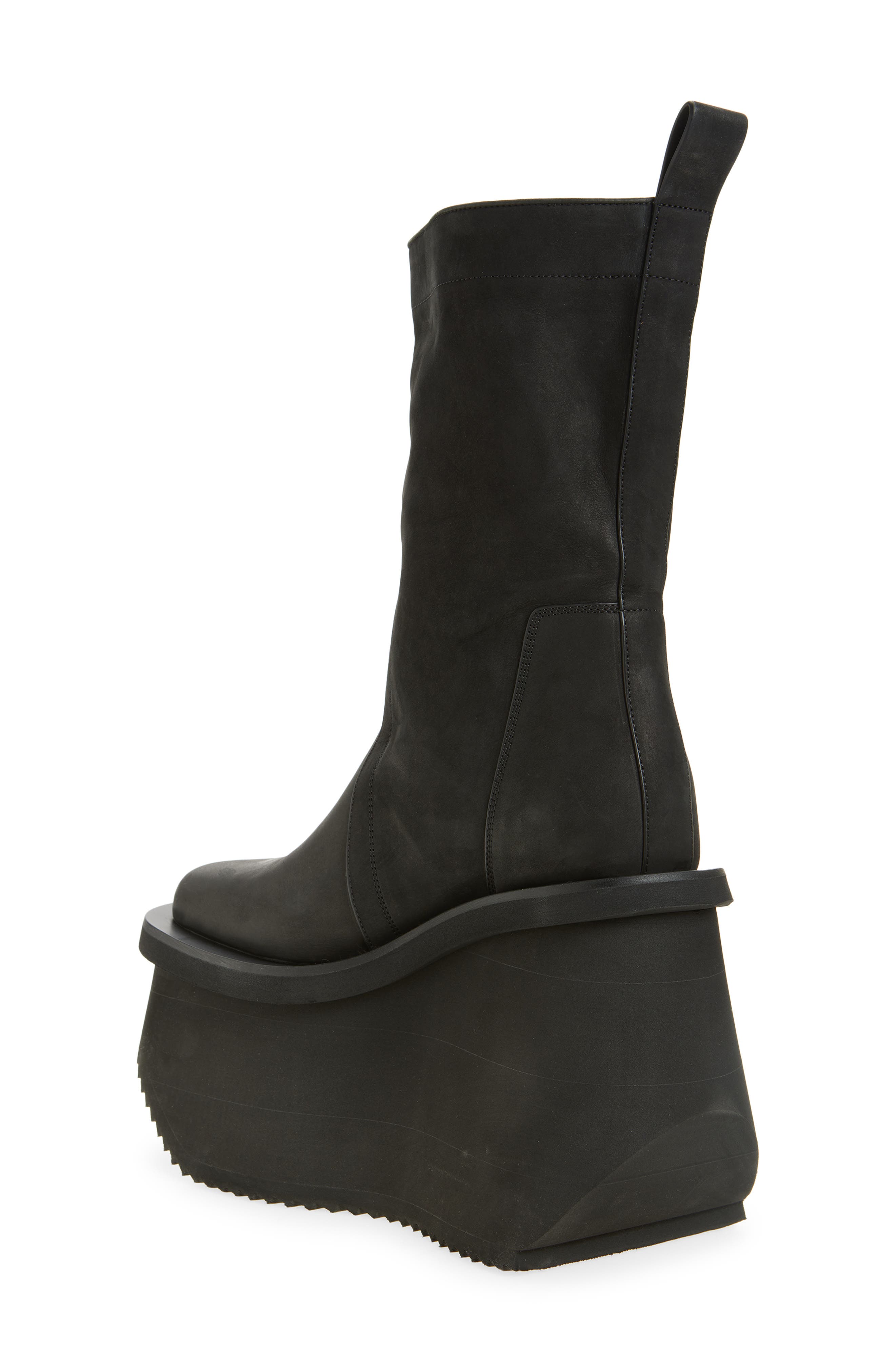 Rick Owens Concordians Factory Boot, Alternate, color, Black