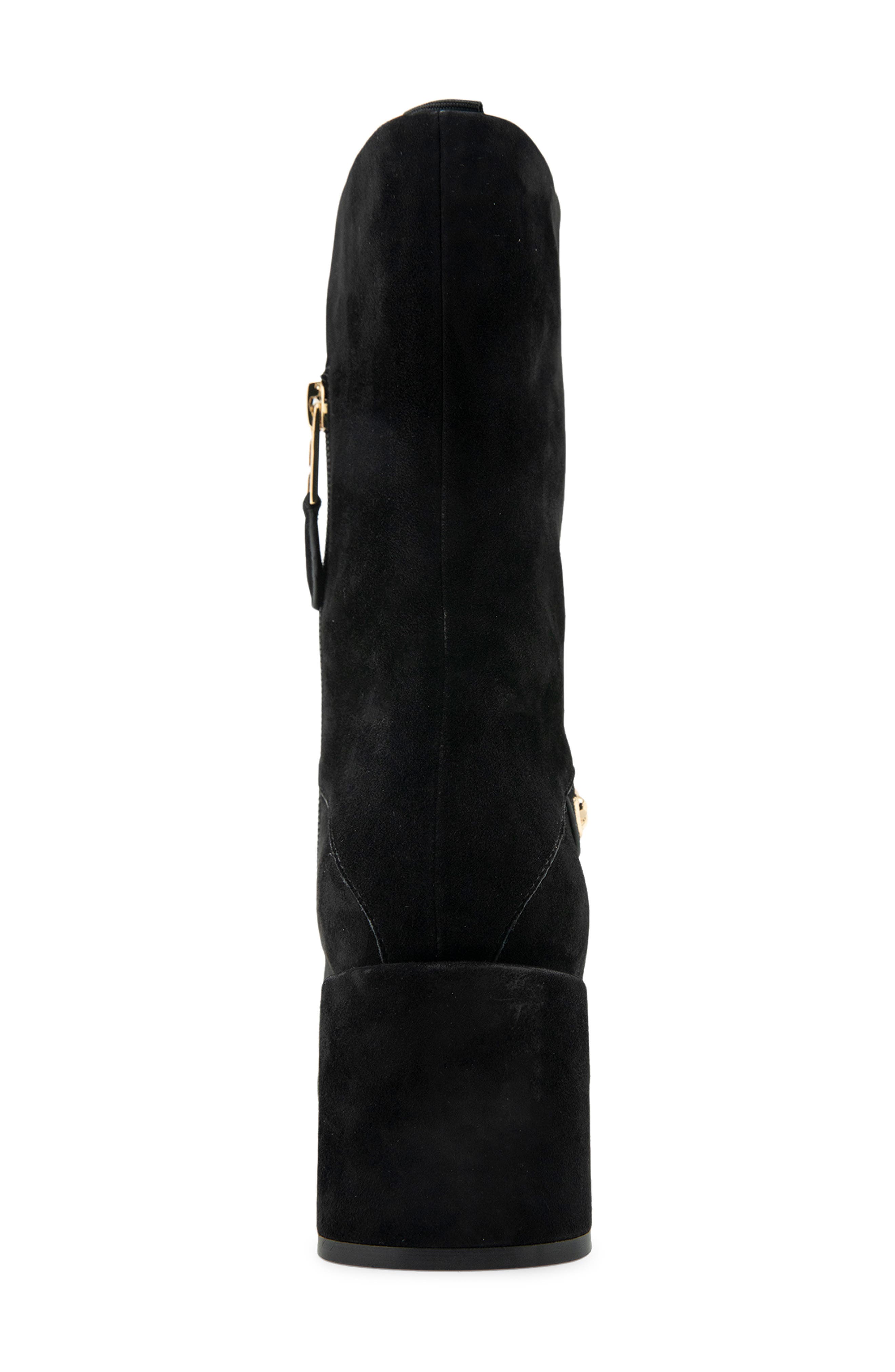 Aerosoles Oro Bootie, Alternate, color, Black Kid Suede