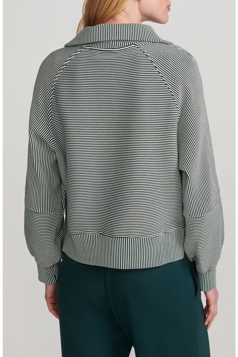 Milano Half-Zip Sweatshirt, Alternate, color, PONDEROSA PINE / PRISTINE